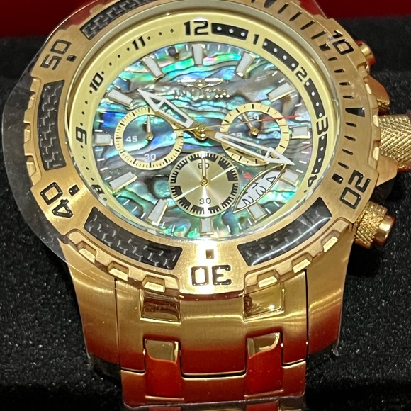 Invicta Pro Diver Scuba men’s watch with abalone dial 51mm BRAND NEW IN BOX - Picture 4 of 13